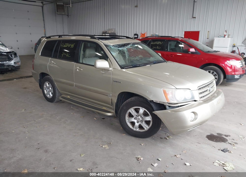 2003 TOYOTA HIGHLANDER LIMITED V6 VIN: JTEGF21A430099163