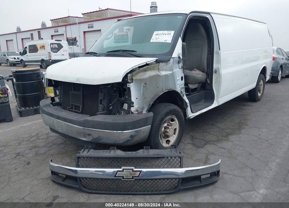 2011 CHEVROLET EXPRESS 2500 WORK VAN VIN: 1GCWGGCA7B1104243
