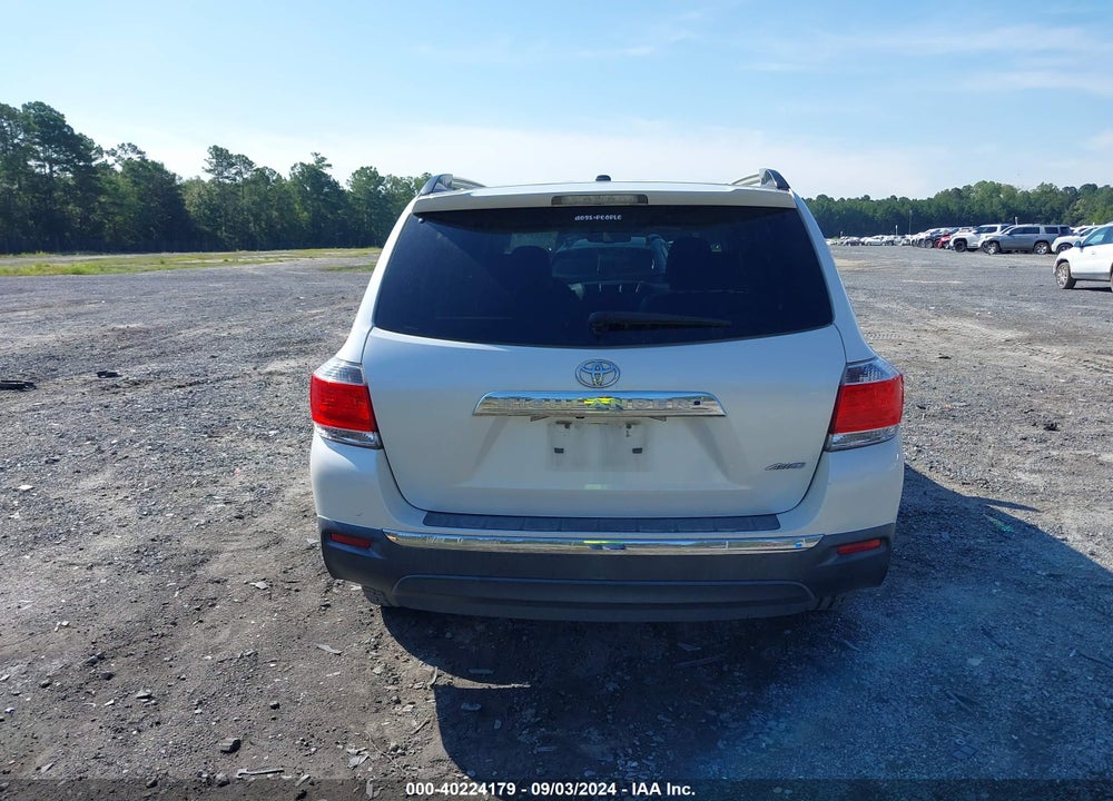 2013 TOYOTA HIGHLANDER LIMITED V6 VIN: 5TDDK3EHXDS276099