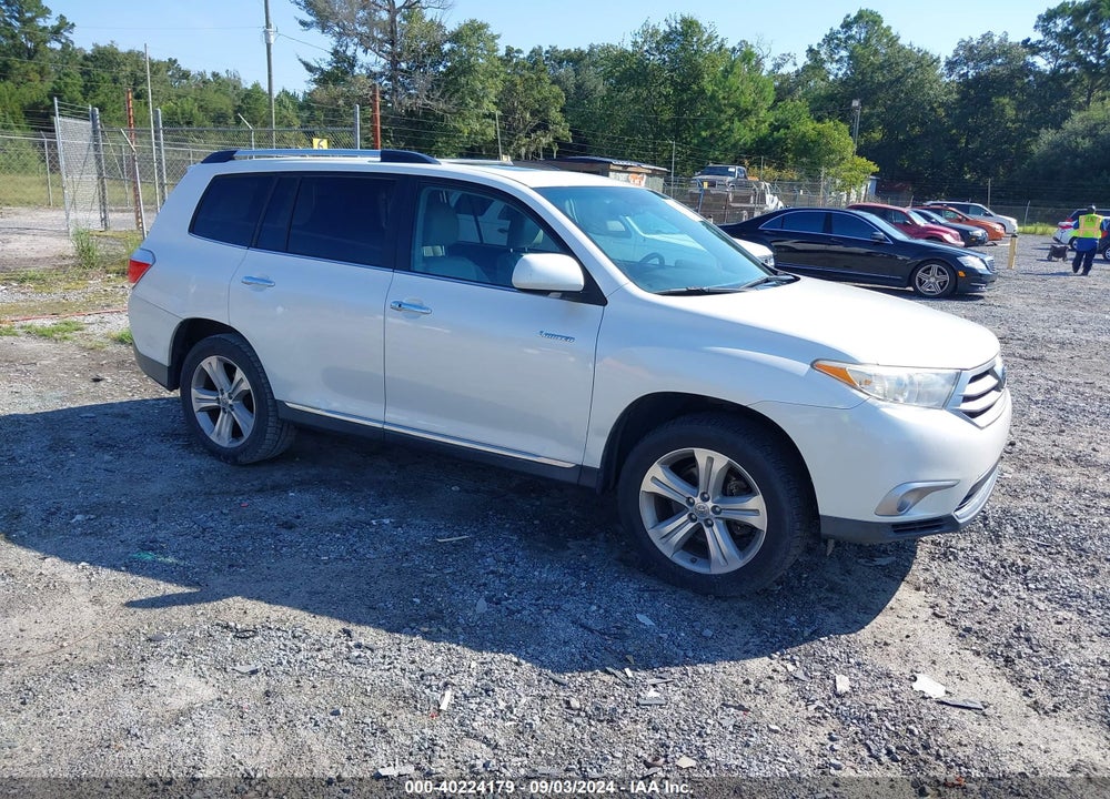 2013 TOYOTA HIGHLANDER LIMITED V6 VIN: 5TDDK3EHXDS276099