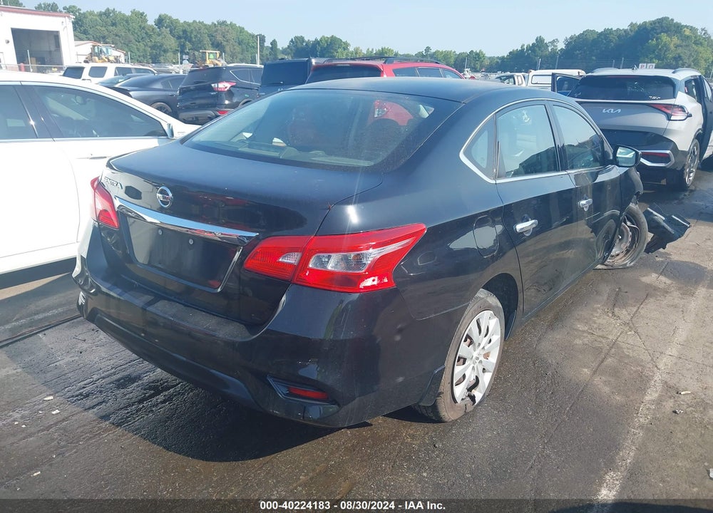 2016 NISSAN SENTRA S VIN: 3N1AB7AP0GY223516