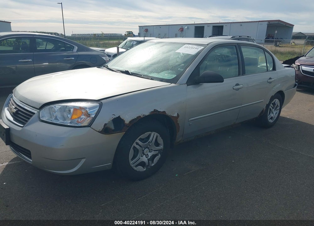 2007 CHEVROLET MALIBU LS VIN: 1G1ZS58F87F221806