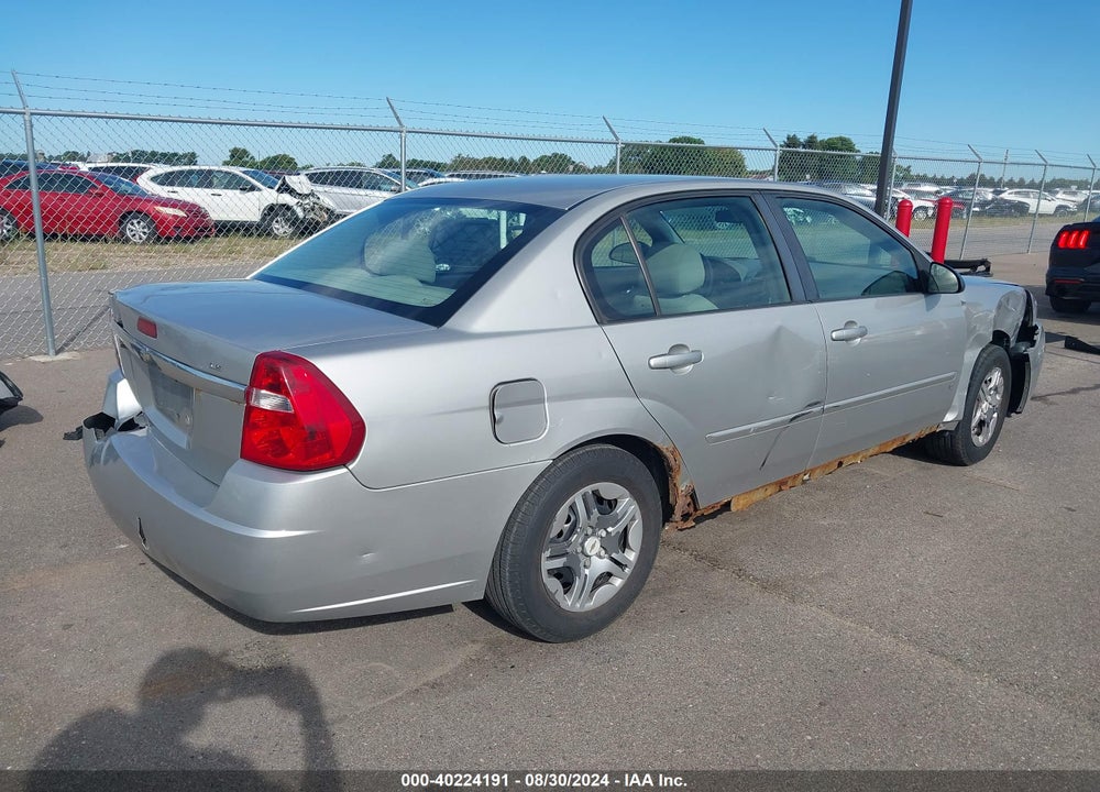 2007 CHEVROLET MALIBU LS VIN: 1G1ZS58F87F221806