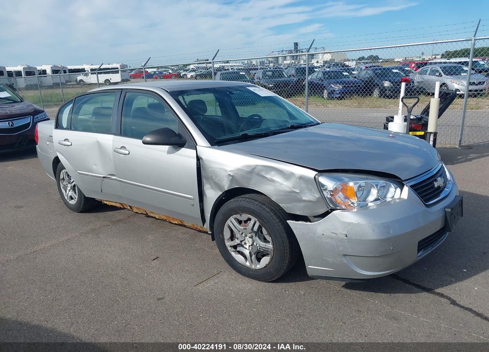 2007 CHEVROLET MALIBU LS VIN: 1G1ZS58F87F221806