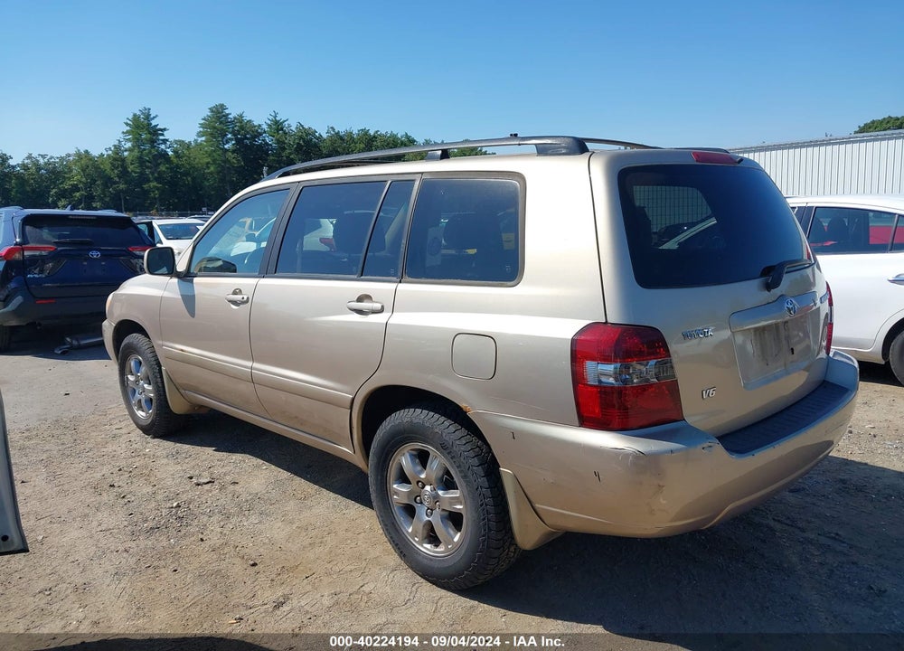 2004 TOYOTA HIGHLANDER VIN: JTEDP21A840008655
