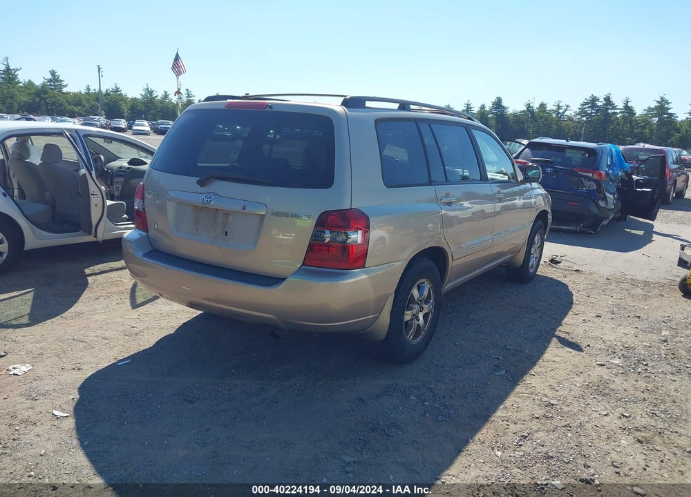 2004 TOYOTA HIGHLANDER VIN: JTEDP21A840008655