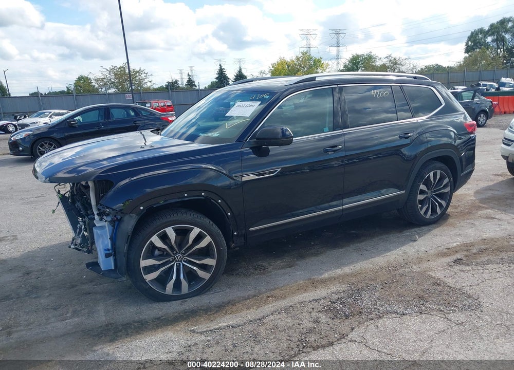 2022 VOLKSWAGEN ATLAS 3.6L V6 SEL PREMIUM R-LINE VIN: 1V2FR2CA3NC509715