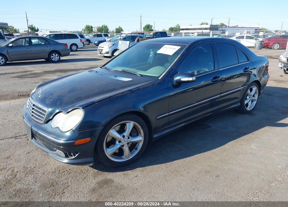 2005 MERCEDES-BENZ C 230 KOMPRESSOR SPORT VIN: WDBRF40J45F622979