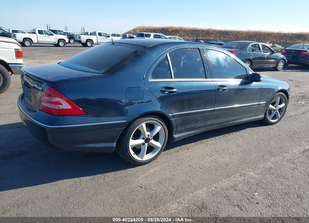 2005 MERCEDES-BENZ C 230 KOMPRESSOR SPORT VIN: WDBRF40J45F622979