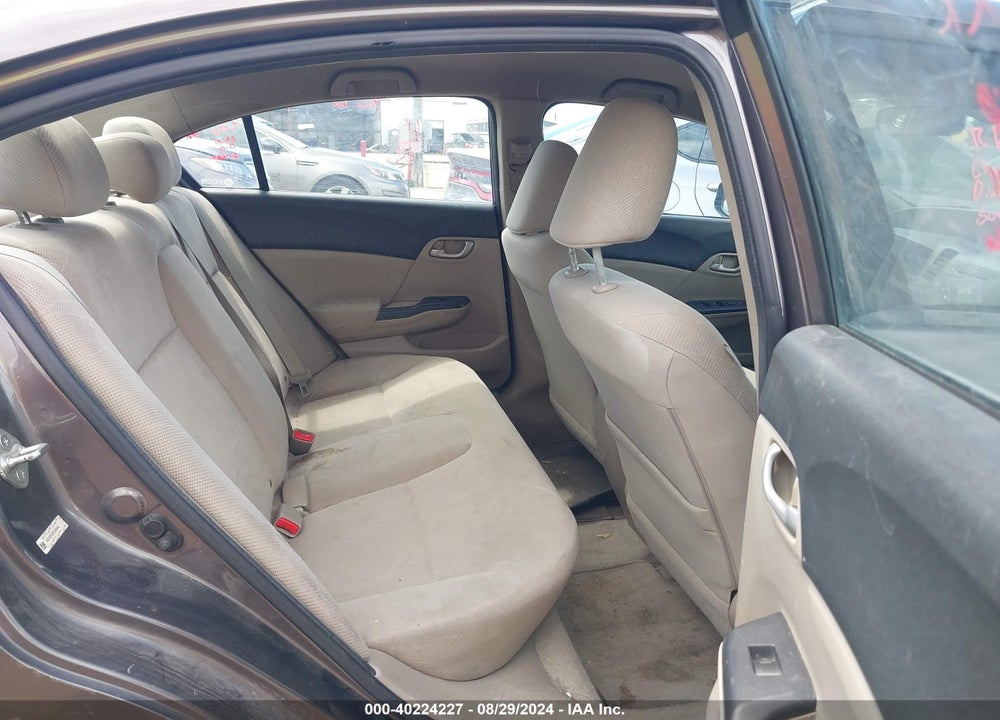 2012 HONDA CIVIC LX VIN: 19XFB2F53CE348440