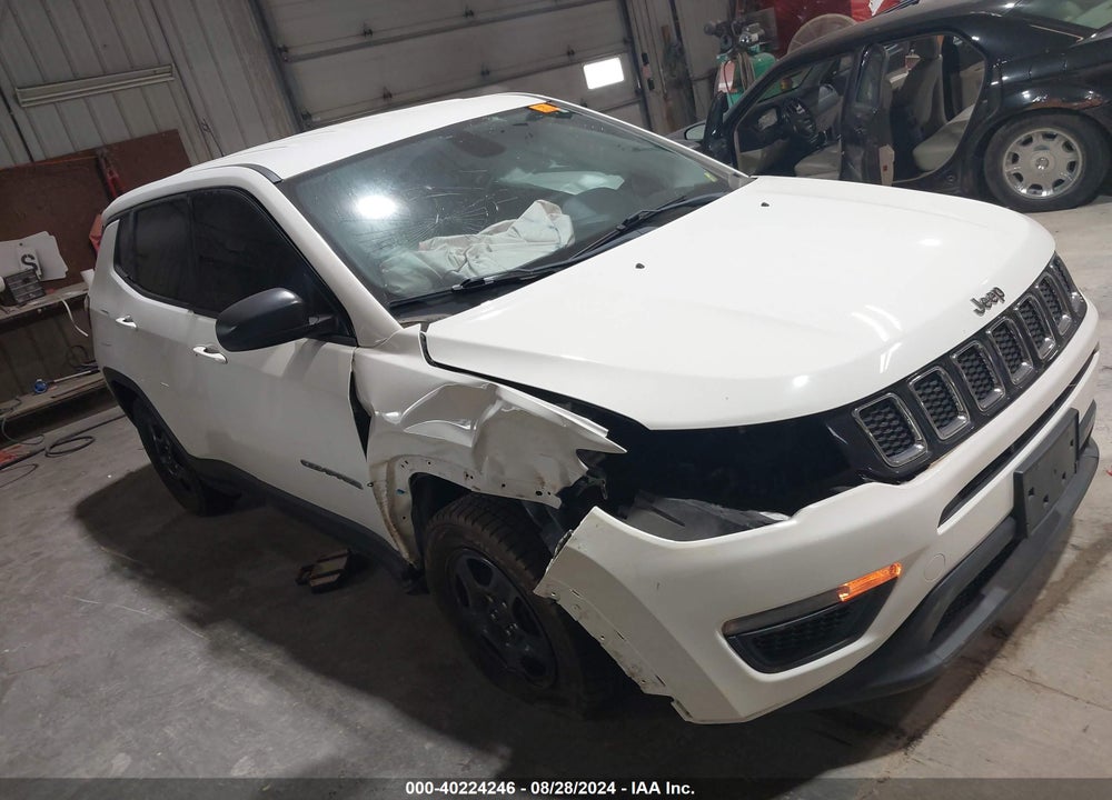 2018 JEEP COMPASS SPORT FWD VIN: 3C4NJCAB3JT356421