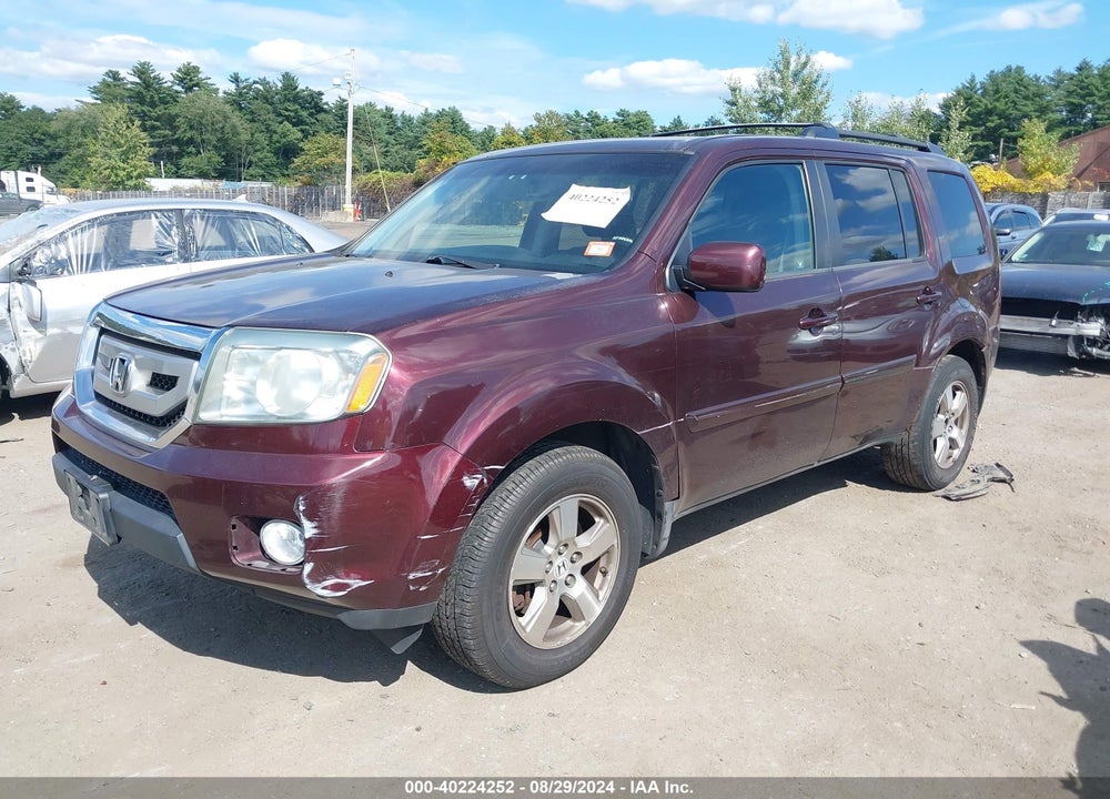 2009 HONDA PILOT EX-L VIN: 5FNYF48539B043397