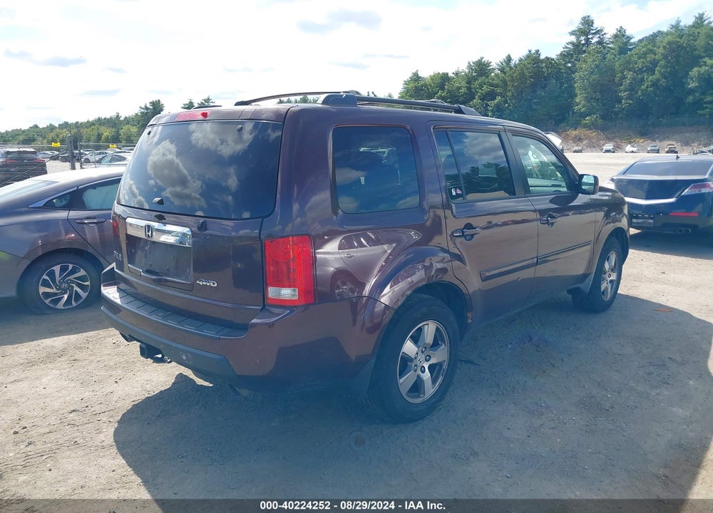 2009 HONDA PILOT EX-L VIN: 5FNYF48539B043397