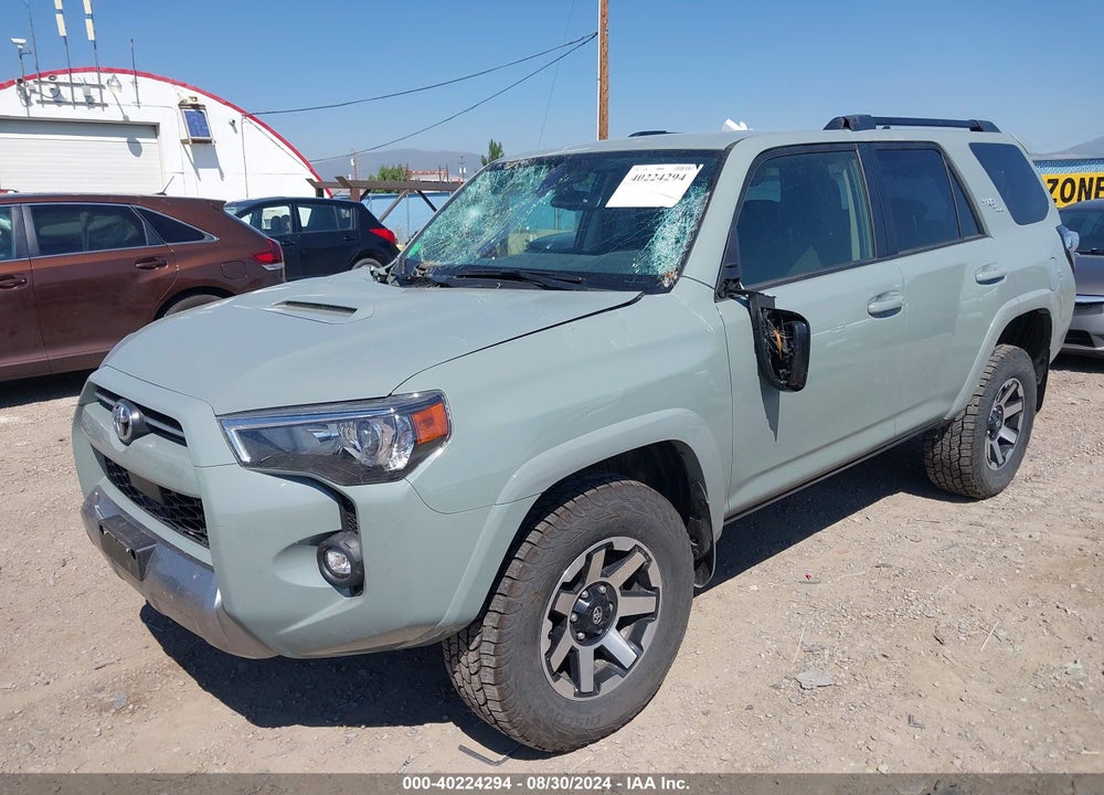 2023 TOYOTA 4RUNNER TRD OFF ROAD VIN: JTEPU5JR3P6206137