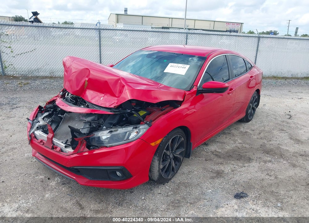 2019 HONDA CIVIC SPORT VIN: 2HGFC2F83KH578278