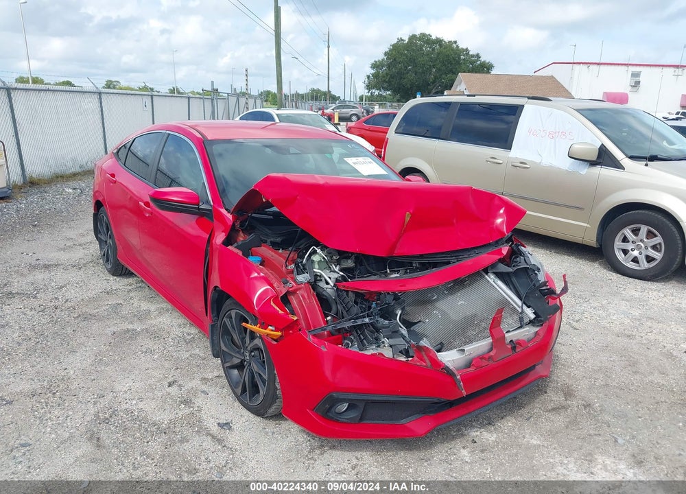 2019 HONDA CIVIC SPORT VIN: 2HGFC2F83KH578278