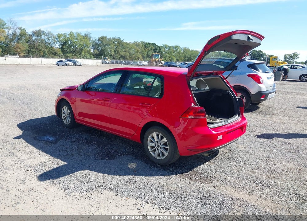 2017 VOLKSWAGEN GOLF TSI S 4-DOOR/TSI SE 4-DOOR/TSI SEL 4-DOOR/TSI WOLFSBURG EDITION 4-DOOR VIN: 3VW217AU1HM069768