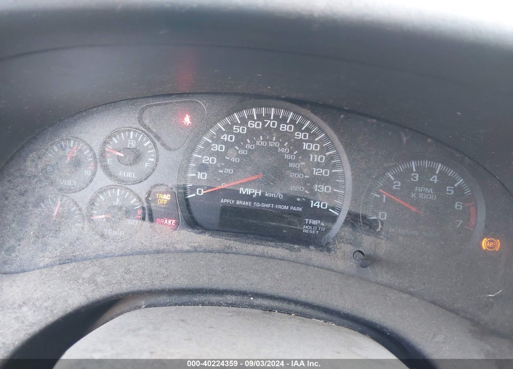 2003 CHEVROLET MONTE CARLO SS VIN: 2G1WX12K839152587