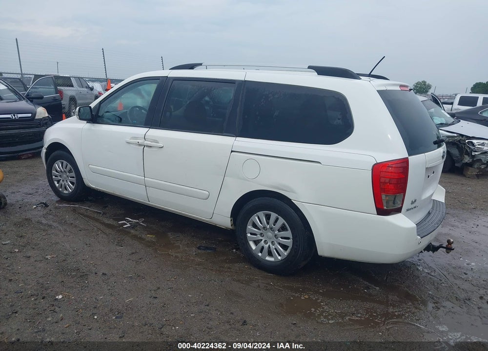 2011 KIA SEDONA LX VIN: KNDMG4C79B6364432
