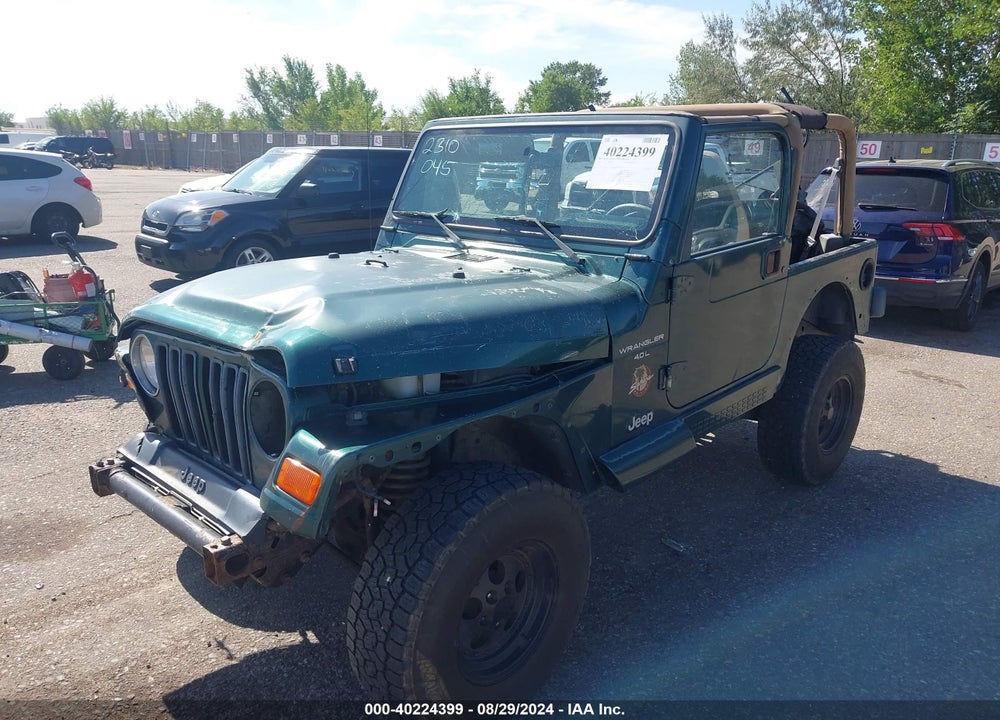 2000 JEEP WRANGLER SAHARA VIN: 1J4FA59S7YP725200