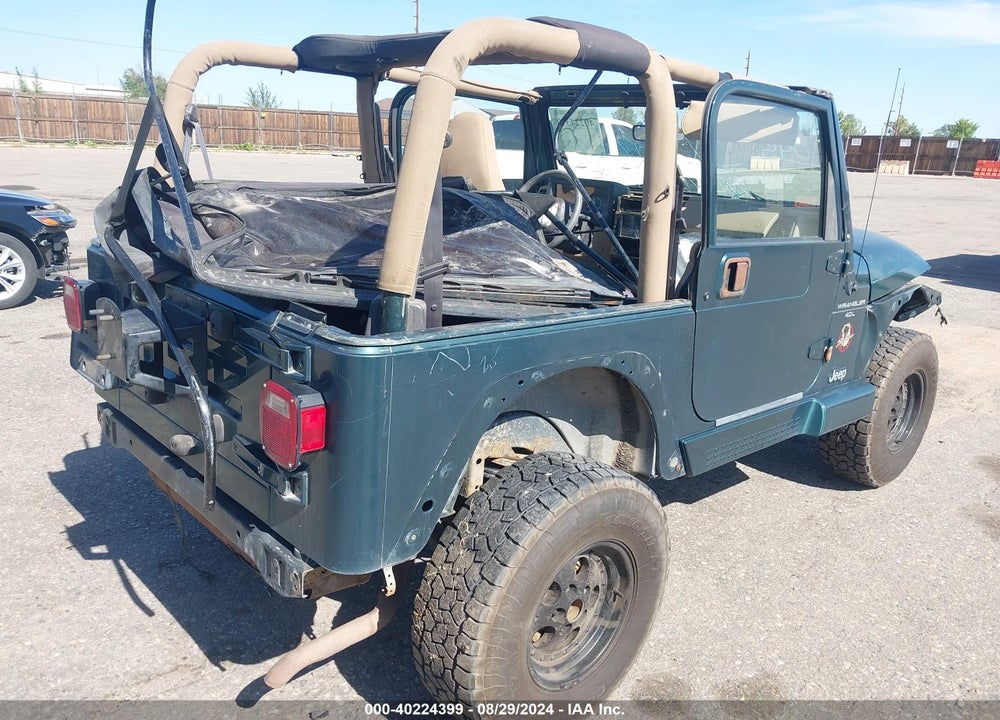 2000 JEEP WRANGLER SAHARA VIN: 1J4FA59S7YP725200