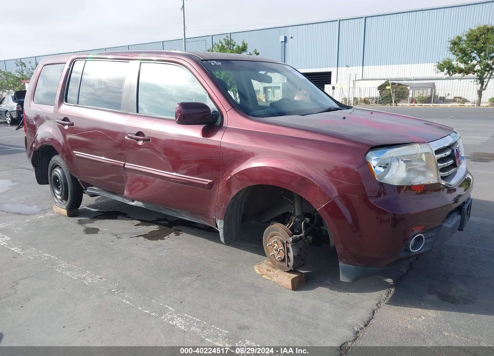 2012 HONDA PILOT EX-L VIN: 5FNYF3H62CB022048