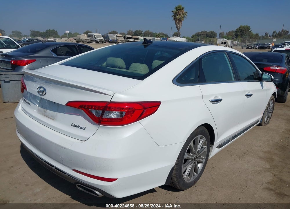 2016 HYUNDAI SONATA LIMITED VIN: 5NPE34AFXGH412785