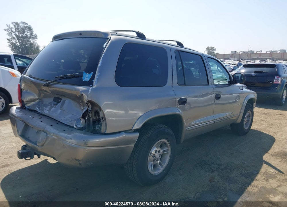 2000 DODGE DURANGO VIN: 1B4HR28Z8YF197884