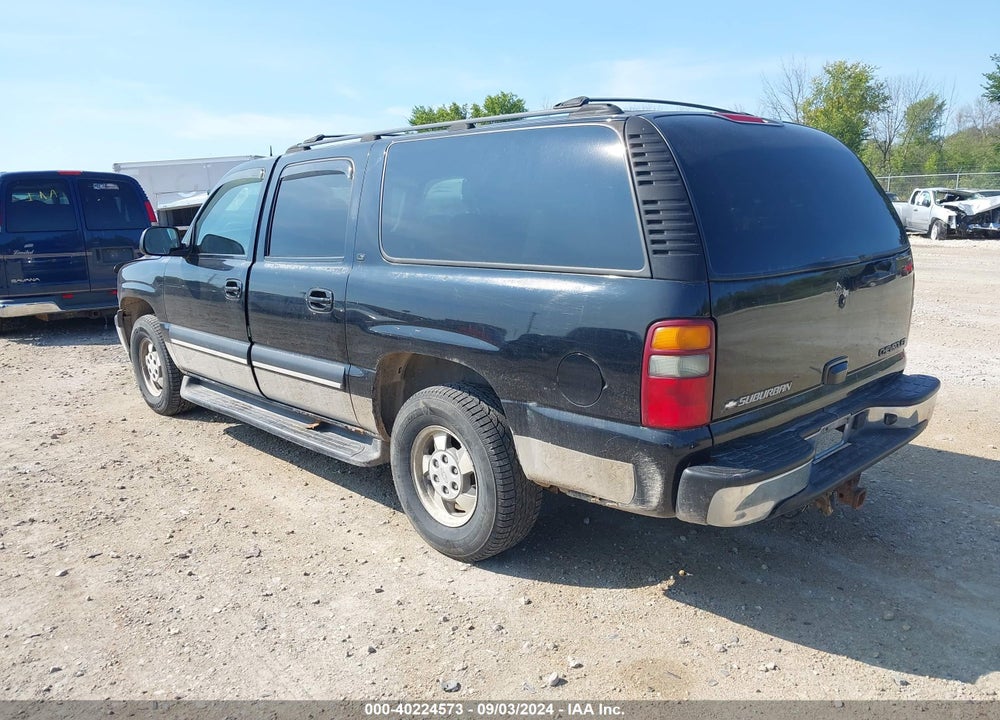 2003 CHEVROLET SUBURBAN 1500 LT VIN: 1GNFK16Z33J204586