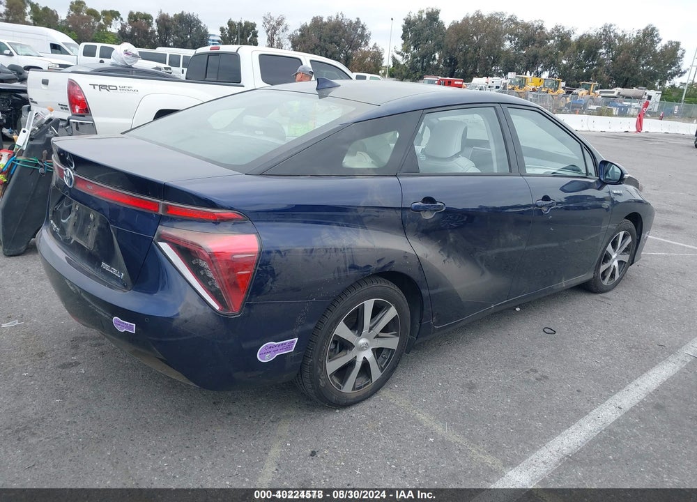 2018 TOYOTA MIRAI VIN: JTDBVRBD4JA005213