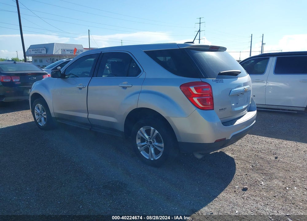 2016 CHEVROLET EQUINOX LS VIN: 2GNALBEK1G6151455