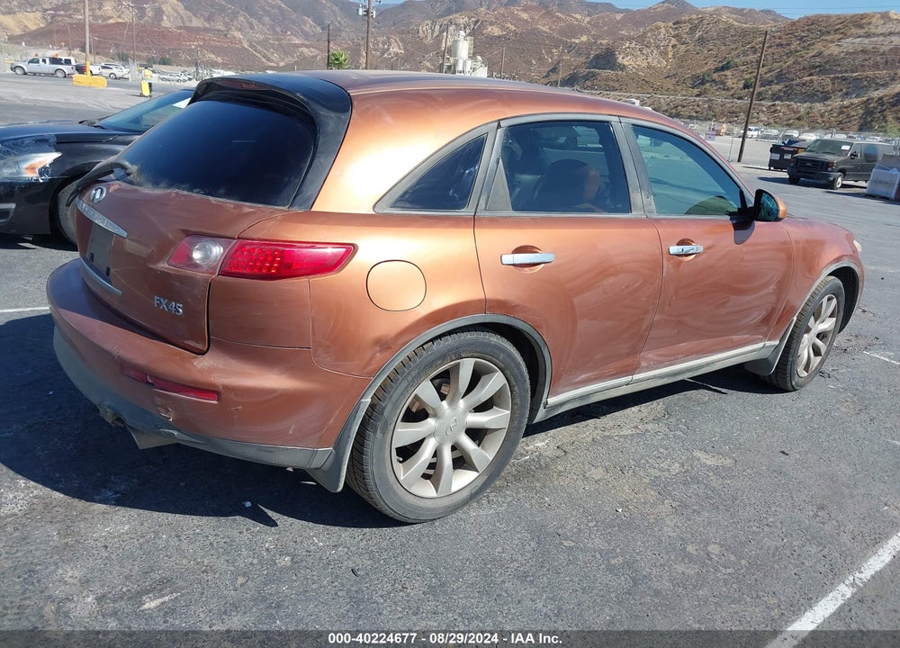 2003 INFINITI FX45 VIN: JNRBS08WX3X401045