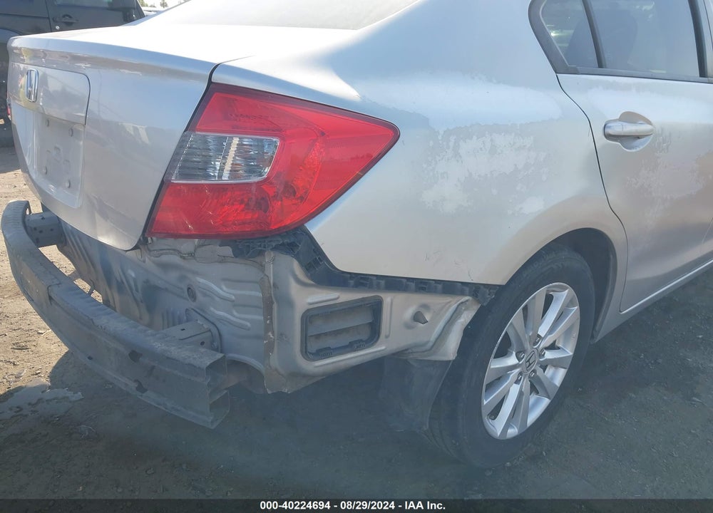 2012 HONDA CIVIC EX VIN: 19XFB2F86CE351956