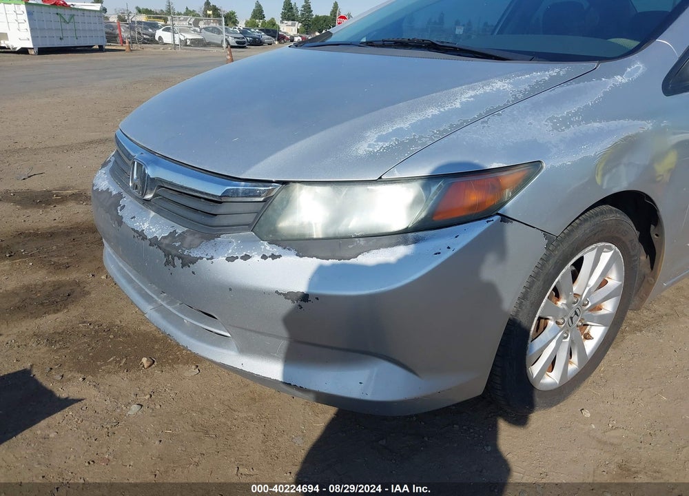 2012 HONDA CIVIC EX VIN: 19XFB2F86CE351956