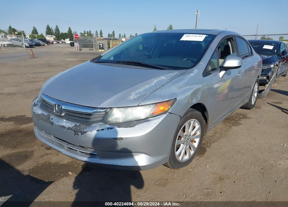 2012 HONDA CIVIC EX VIN: 19XFB2F86CE351956