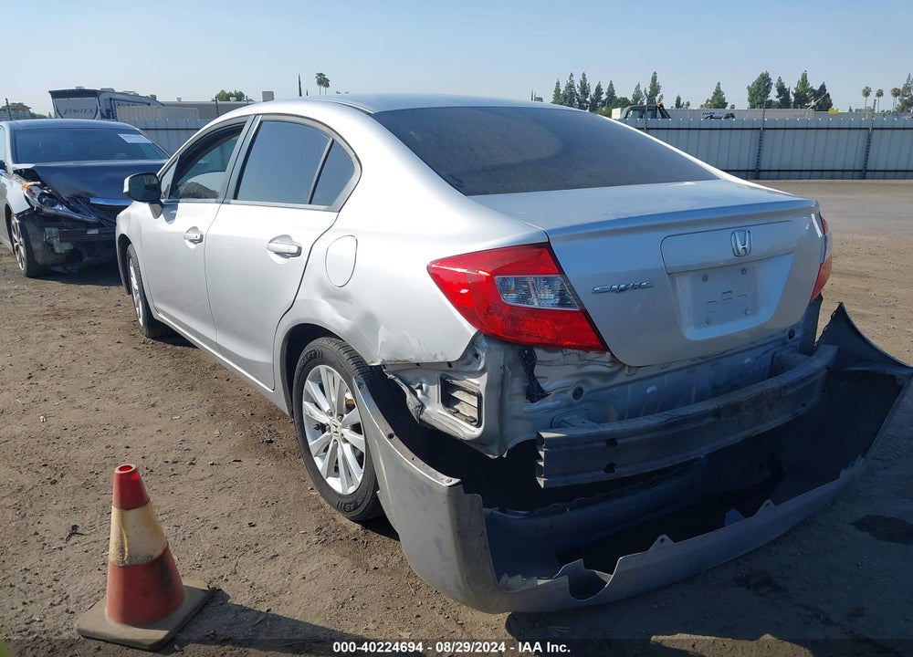2012 HONDA CIVIC EX VIN: 19XFB2F86CE351956