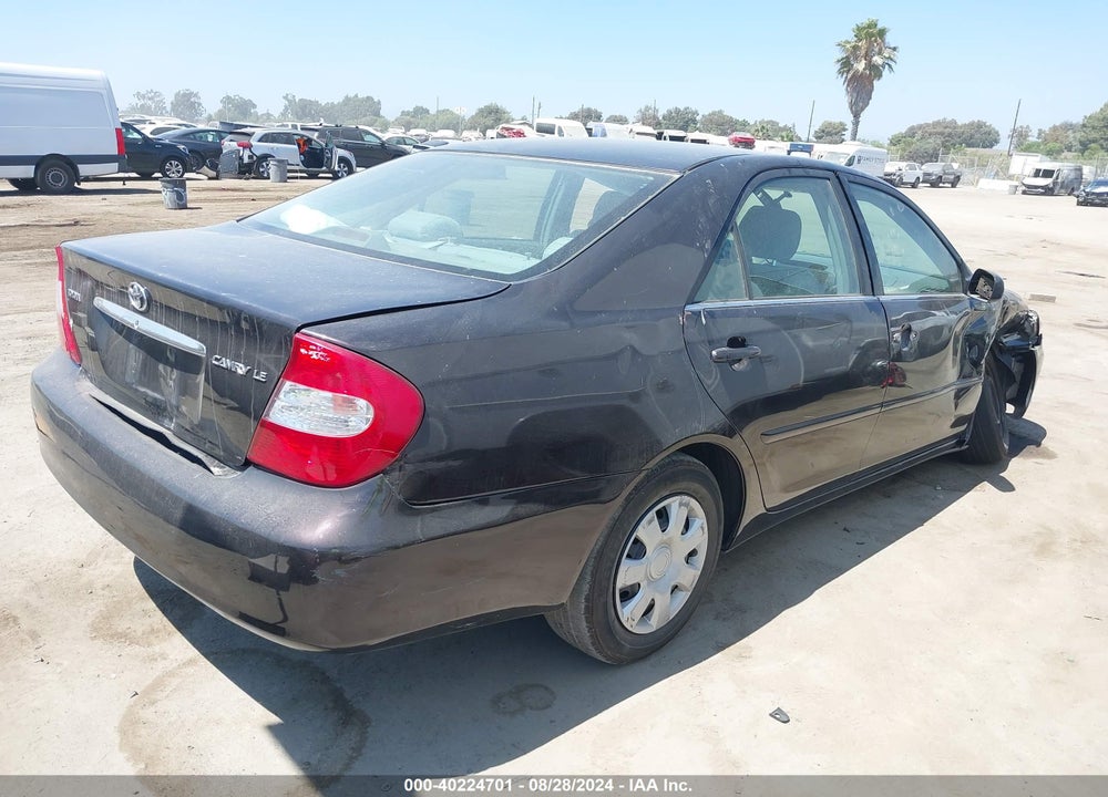 2004 TOYOTA CAMRY LE VIN: 4T1BE32K64U854138