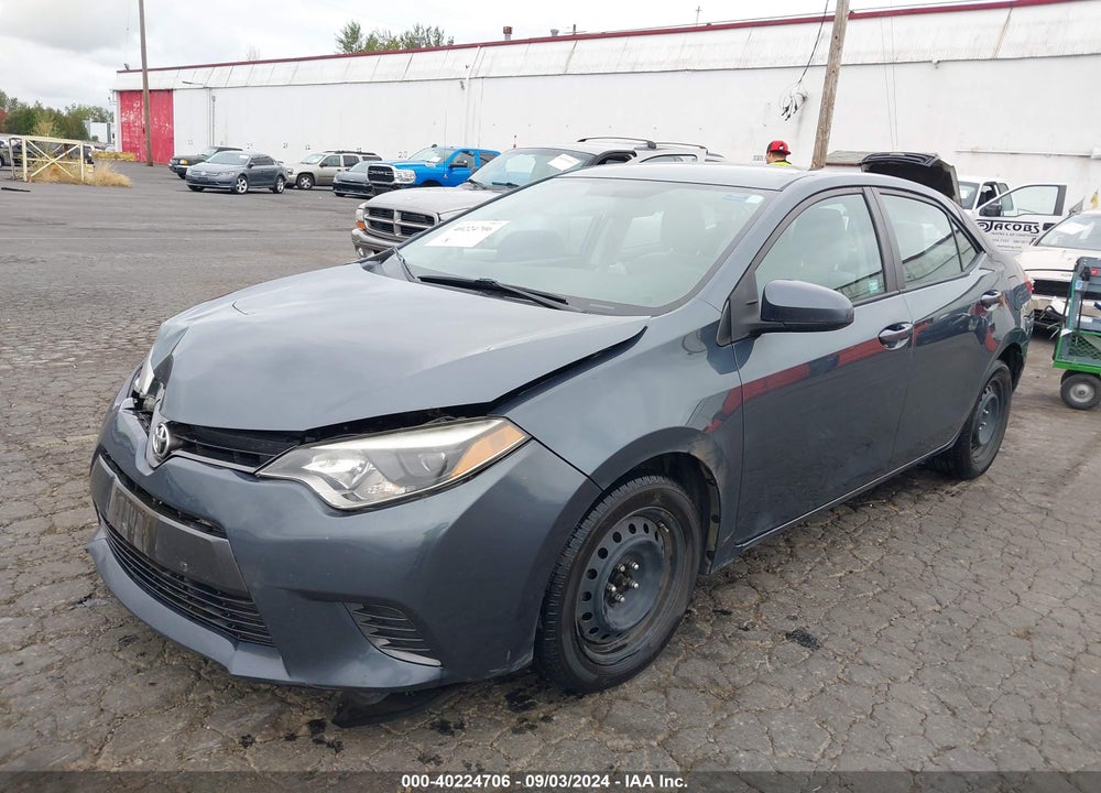2016 TOYOTA COROLLA LE VIN: 2T1BURHE3GC602828