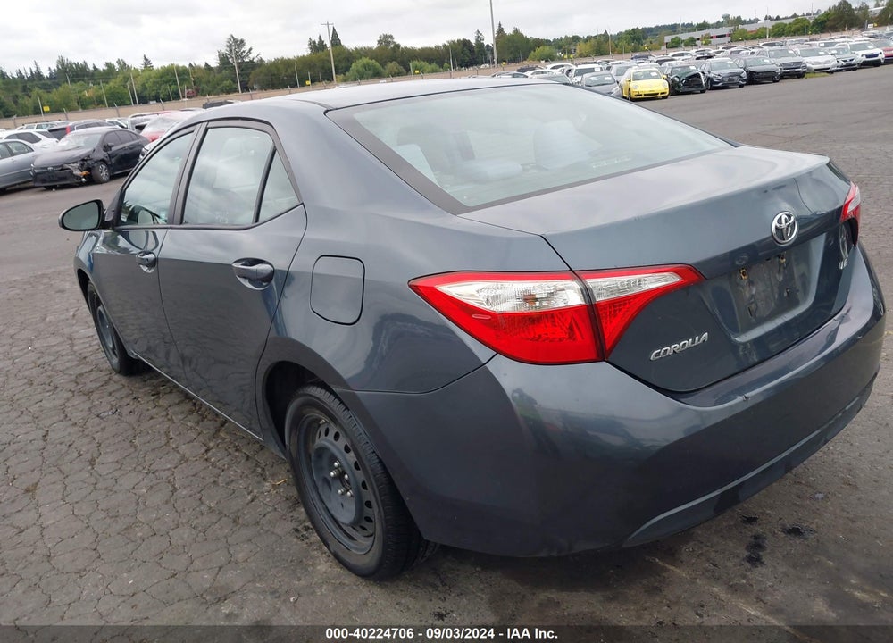 2016 TOYOTA COROLLA LE VIN: 2T1BURHE3GC602828