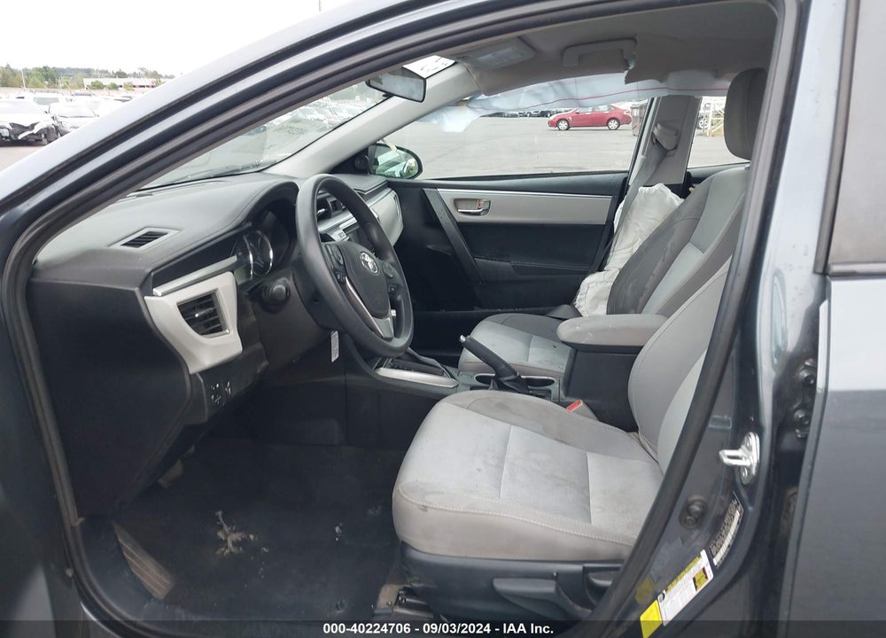 2016 TOYOTA COROLLA LE VIN: 2T1BURHE3GC602828