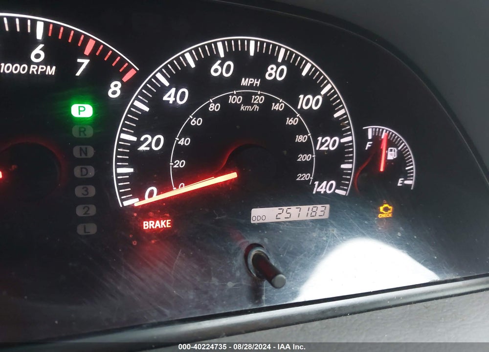 2005 TOYOTA CAMRY LE VIN: 4T1BE30K85U547719