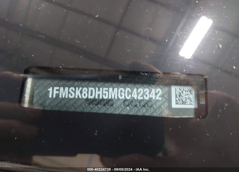2021 FORD EXPLORER XLT VIN: 1FMSK8DH5MGC42342