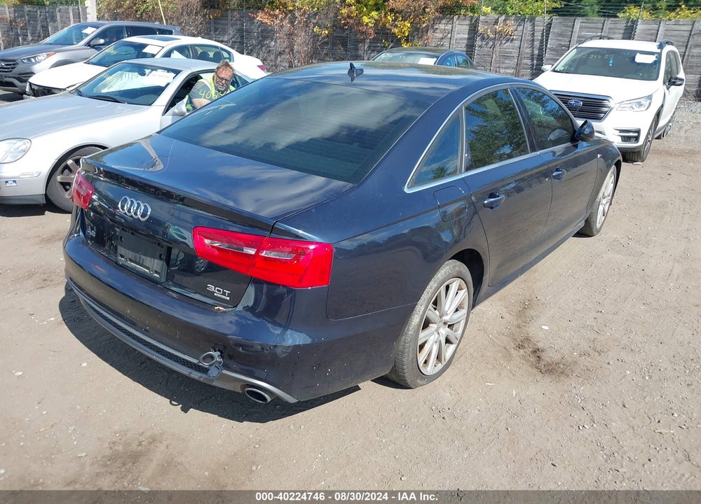 2012 AUDI A6 3.0 PREMIUM VIN: WAUHGAFC9CN165118