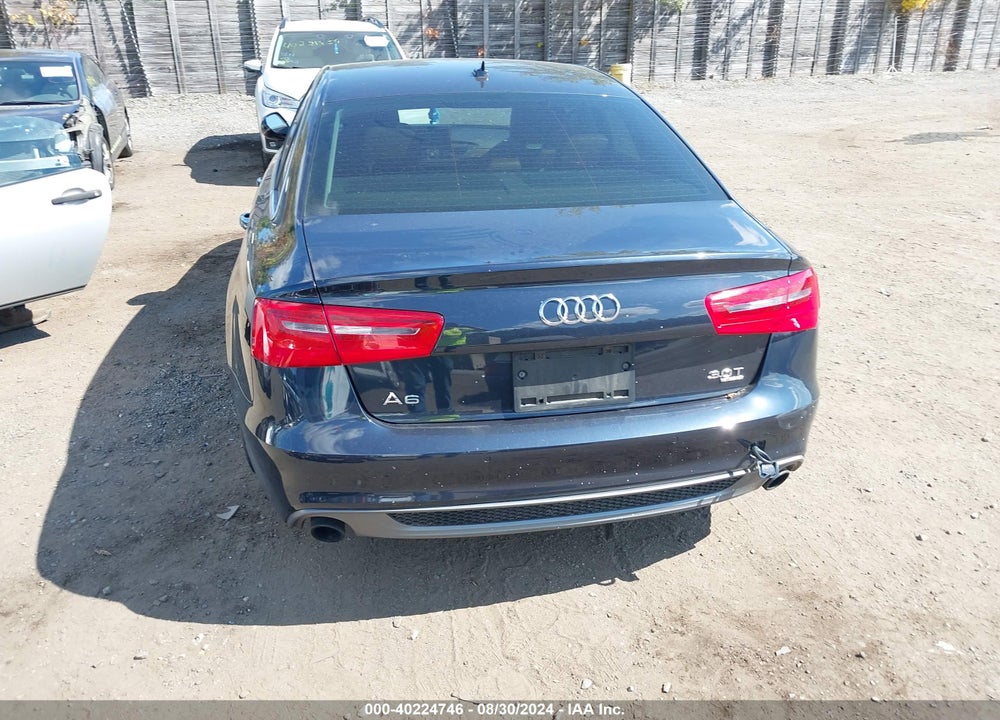 2012 AUDI A6 3.0 PREMIUM VIN: WAUHGAFC9CN165118