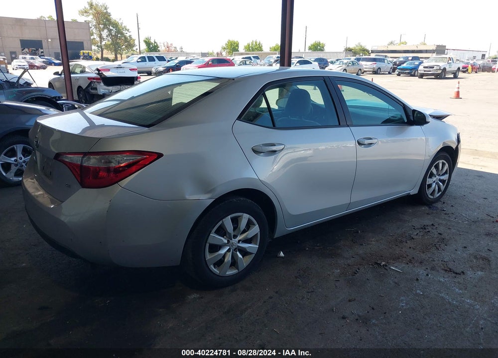 2016 TOYOTA COROLLA LE VIN: 2T1BURHE8GC547132
