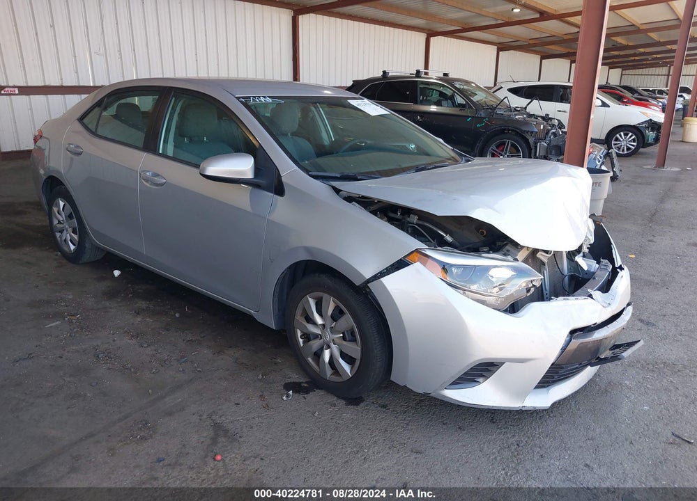 2016 TOYOTA COROLLA LE VIN: 2T1BURHE8GC547132