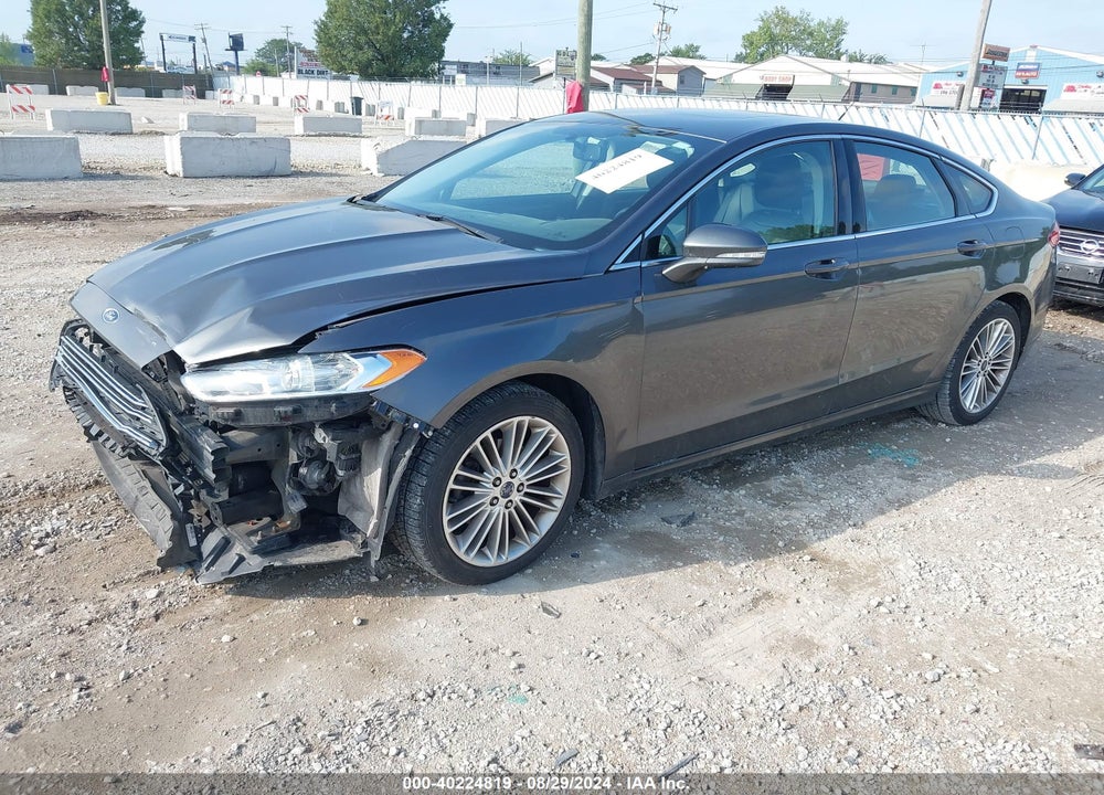 2016 FORD FUSION SE VIN: 3FA6P0H98GR378270