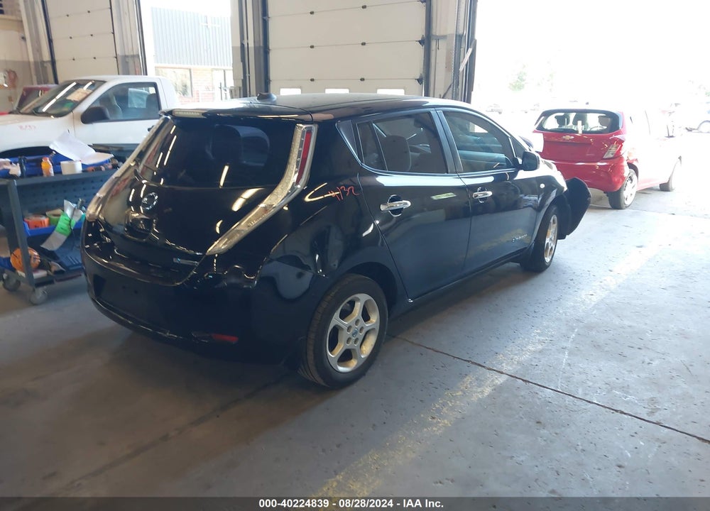 2012 NISSAN LEAF SL VIN: JN1AZ0CP2CT017522