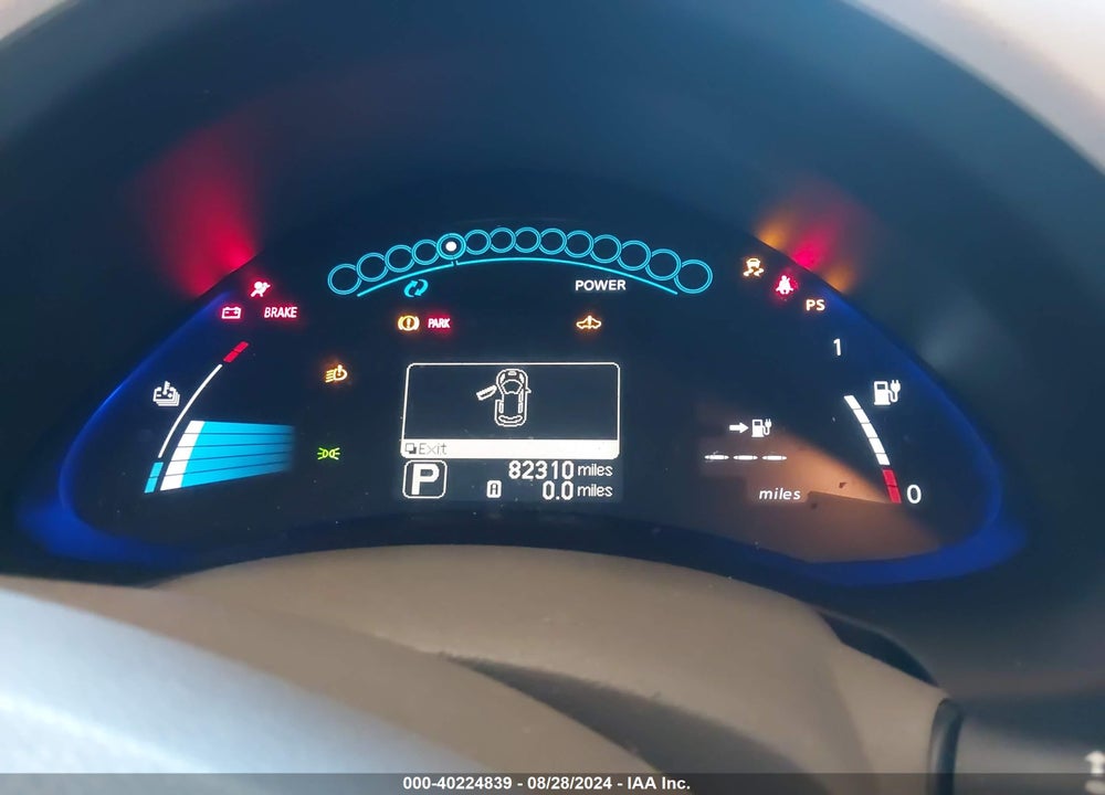 2012 NISSAN LEAF SL VIN: JN1AZ0CP2CT017522