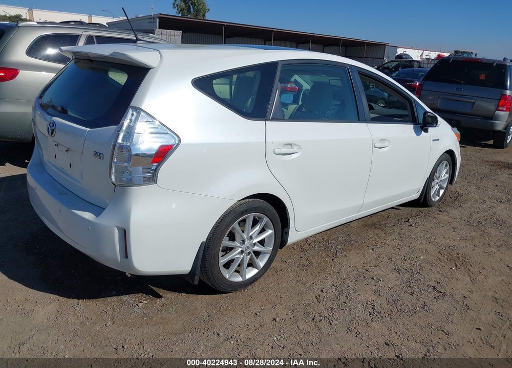 2012 TOYOTA PRIUS V FIVE VIN: JTDZN3EUXC3101488